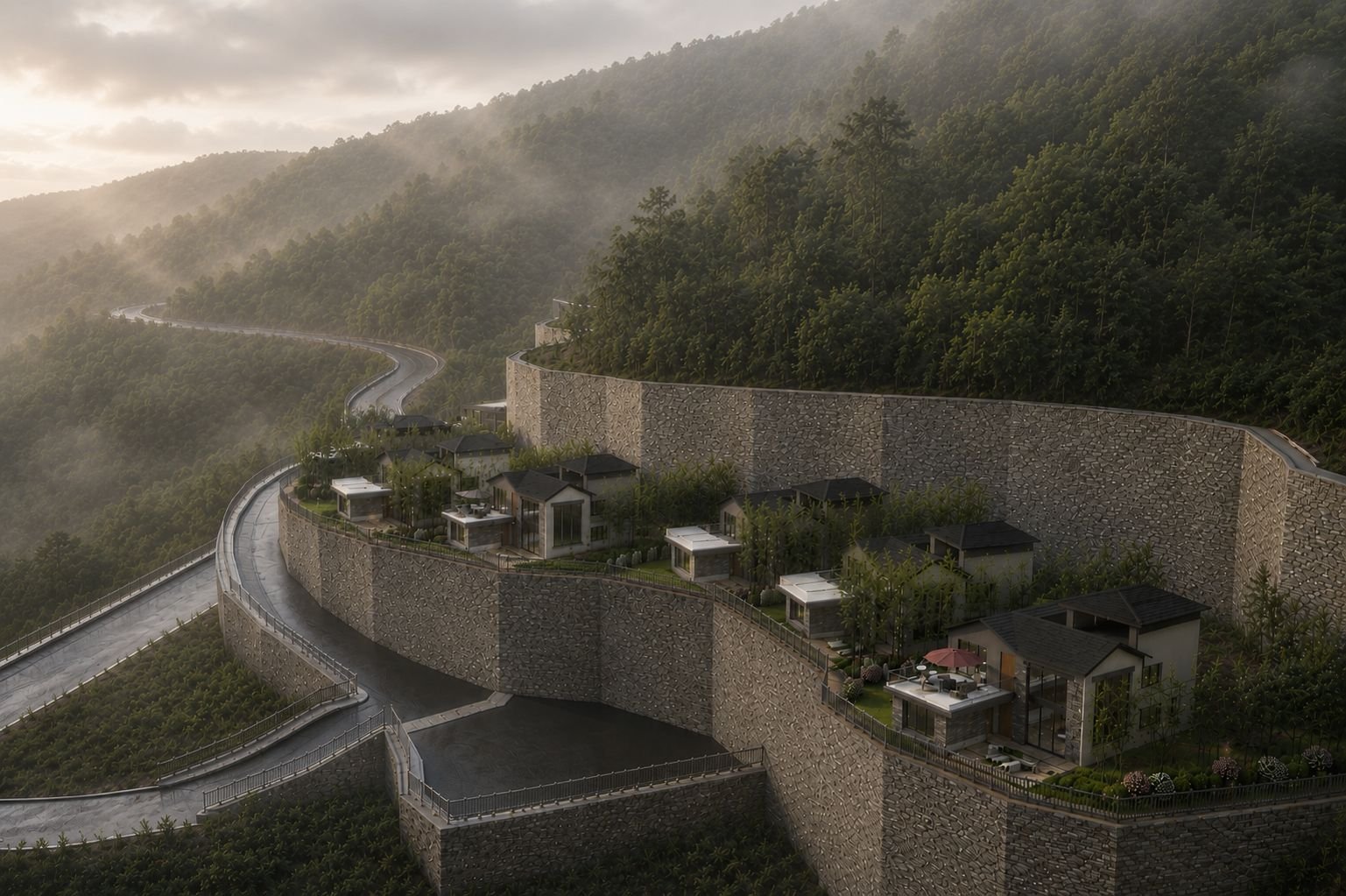 Bhowali Resort exterior design