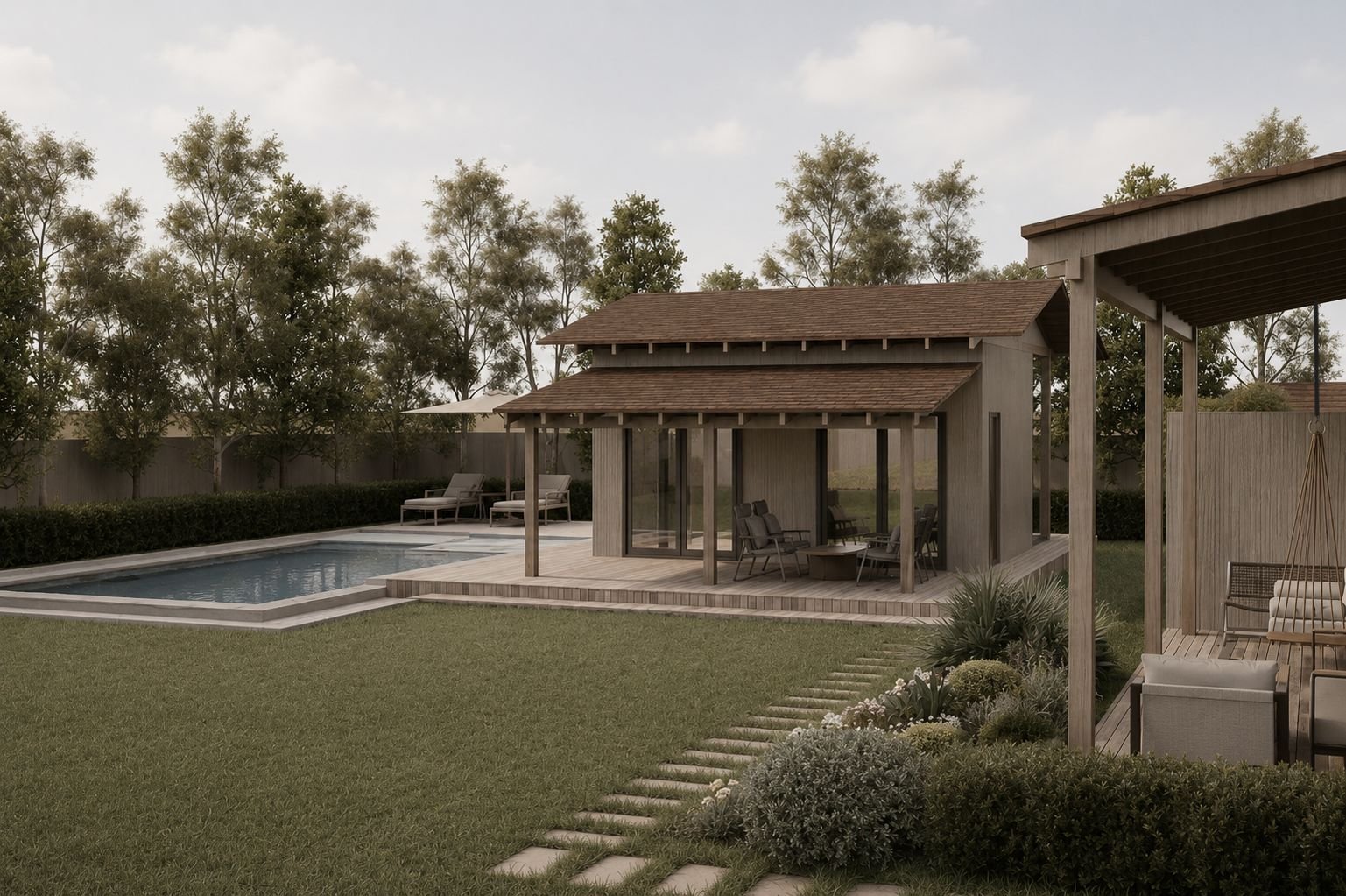Farmhouse exterior design